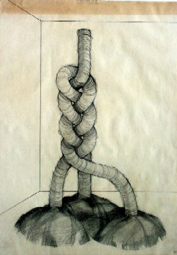 sculpture drawing 1972